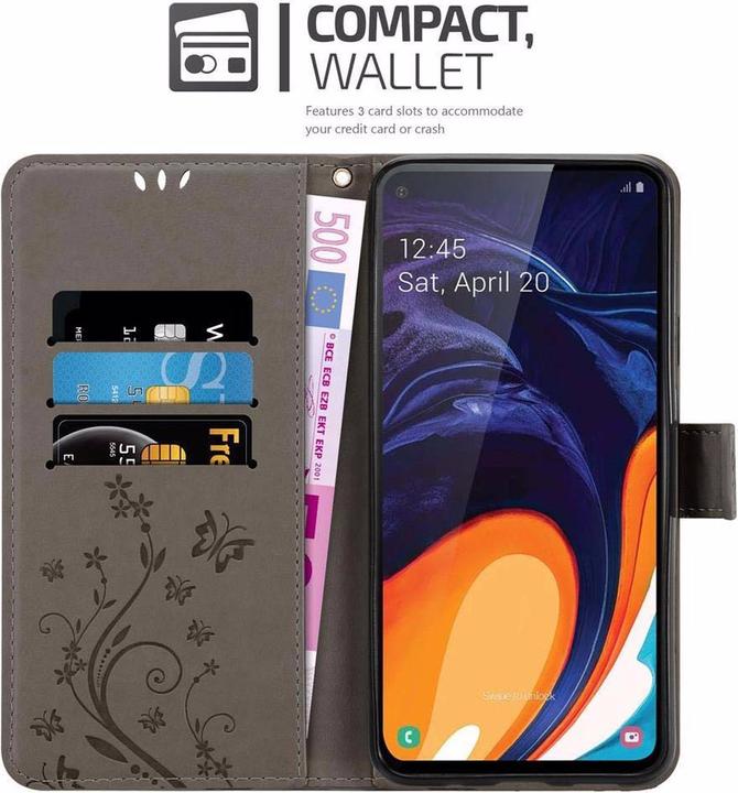 Image du produit Cadorabo Couverture du livre de fleurs (Samsung Galaxy A60, Samsung Galaxy M40)