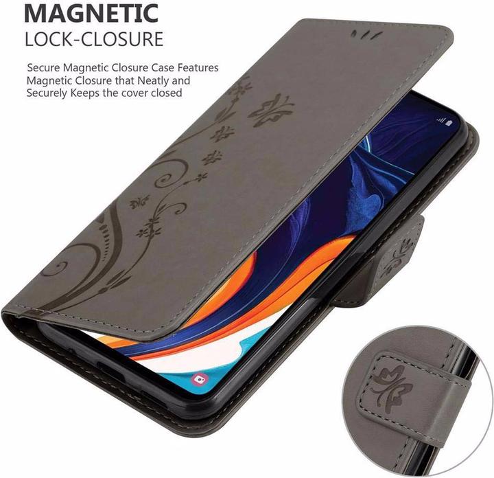 Image du produit Cadorabo Couverture du livre de fleurs (Samsung Galaxy A60, Samsung Galaxy M40)