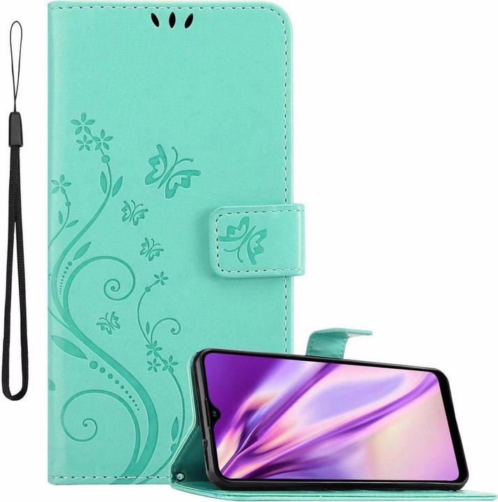 Actual product image Cadorabo Flower Book Cover (Samsung Galaxy A20s)