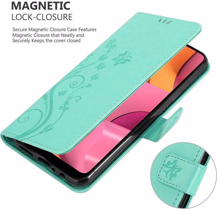 Actual product image Cadorabo Flower Book Cover (Samsung Galaxy A20s)
