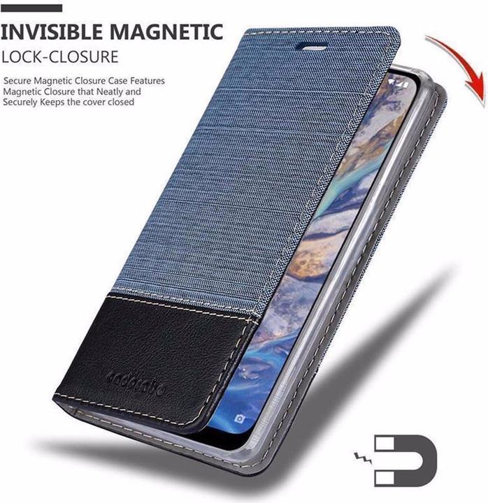 Image du produit Cadorabo Couverture look jeans Book (Nokia 7.1 Plus)