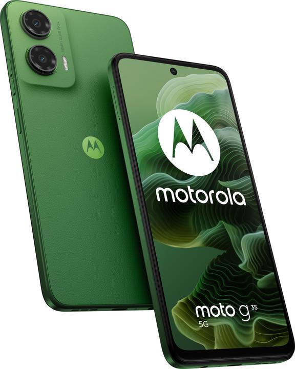 Immagine prodotto Motorola Moto G35 (256 GB, Verde foglia, 6.72", SIM + eSIM, 50 Mpx, 5G)