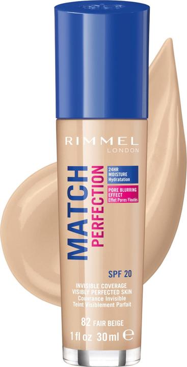 Produktbild Rimmel London Match Perfection SPF20 (82 Fair Beige)