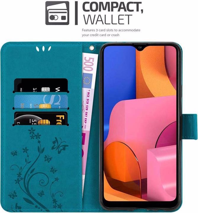 Image du produit Cadorabo Couverture du livre de fleurs (Samsung Galaxy A20s)