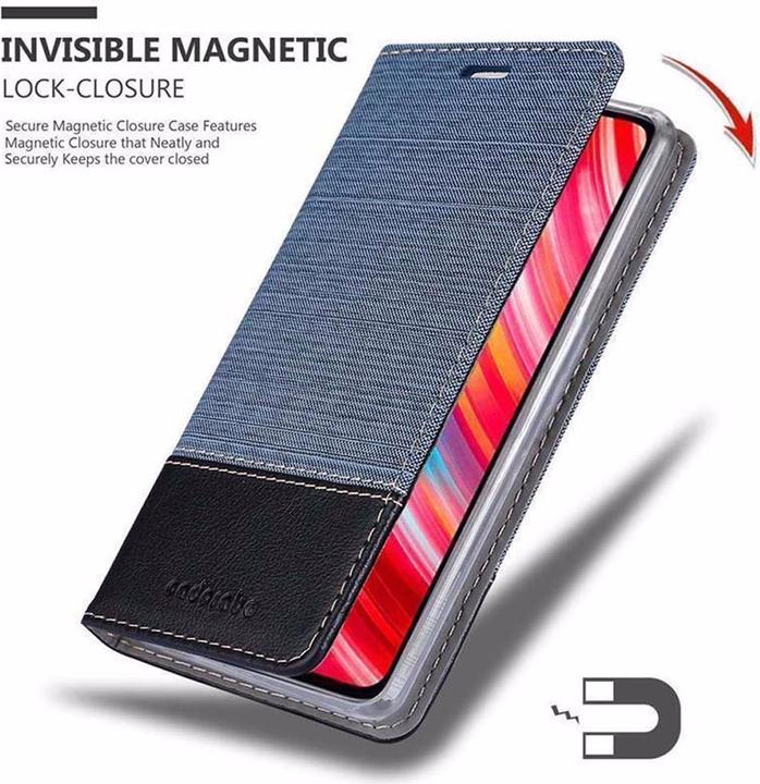 Actual product image Cadorabo Book Jeans Optics Cover (Xiaomi Redmi Note 8 Pro)