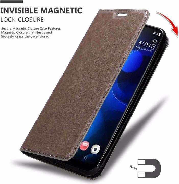 Image du produit Cadorabo Book Couverture magnétique invisible (HTC Desire 19+)
