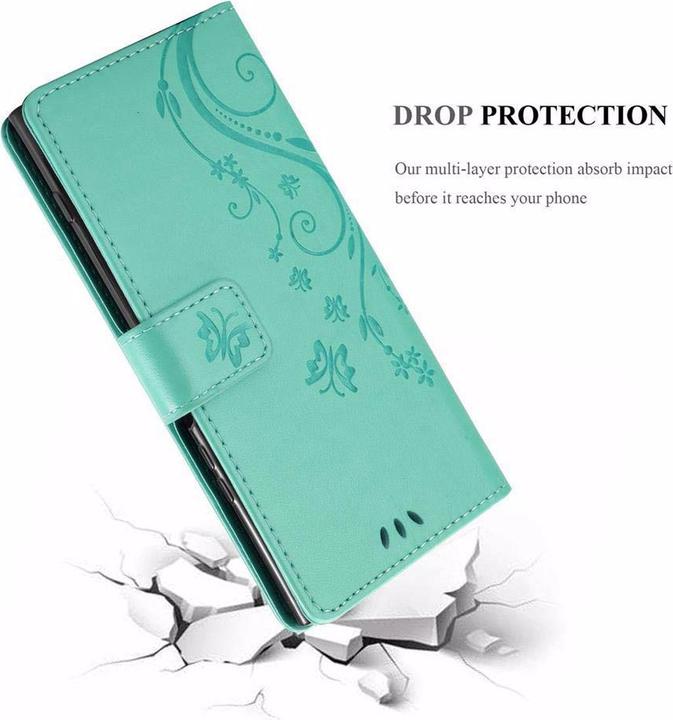 Produktbild Cadorabo Flower Book Cover (Sony Xperia XZ1)