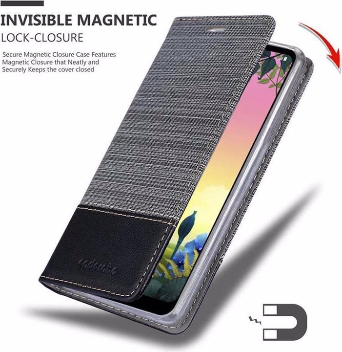 Produktbild Cadorabo Book Jeans Optik Cover (LG K50s)