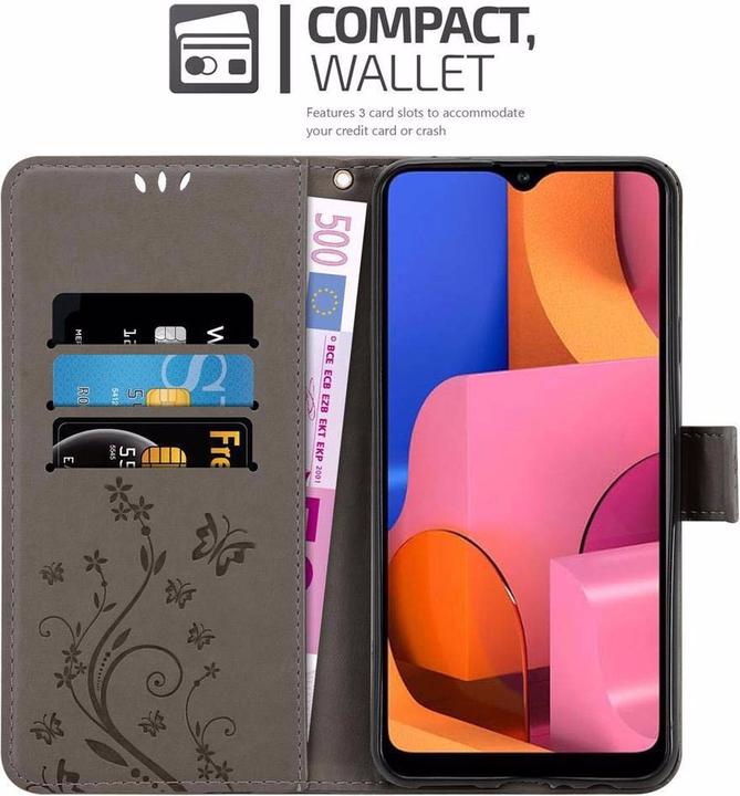 Produktbild Cadorabo Flower Book Cover (Samsung Galaxy A20s)
