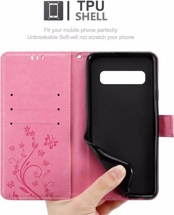 Produktbild Cadorabo Flower Book Cover (Samsung Galaxy S10 5G)