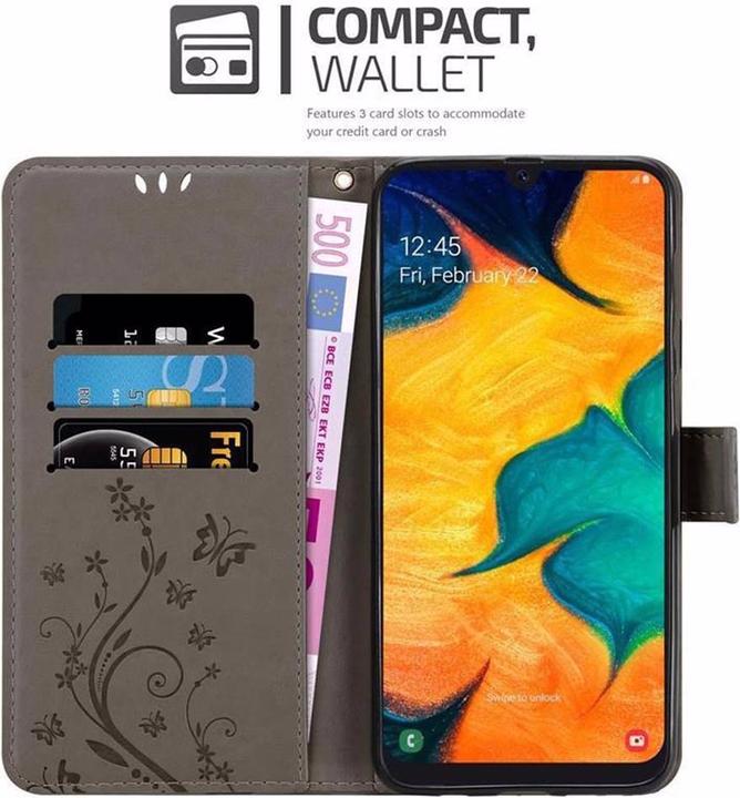 Actual product image Cadorabo Flower Book Cover (Samsung Galaxy A20, Samsung Galaxy M10s, TCL A30)