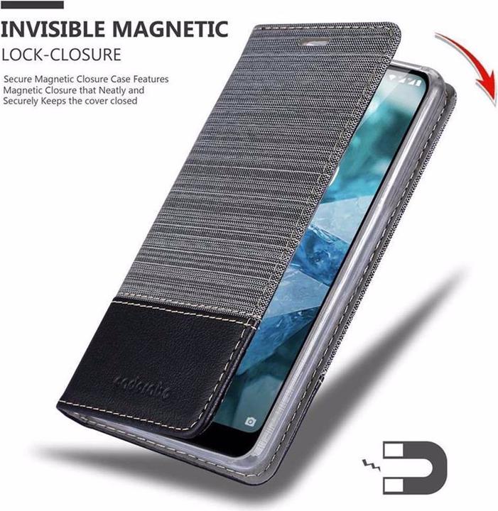 Image du produit Cadorabo Couverture look jeans Book (Nokia 7.1)