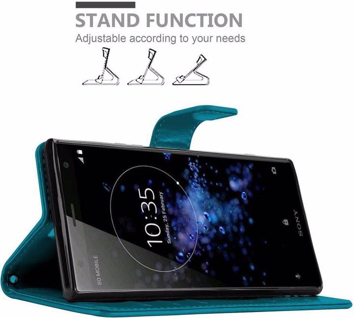 Actual product image Cadorabo Flower Book Cover (Sony Xperia XZ2)