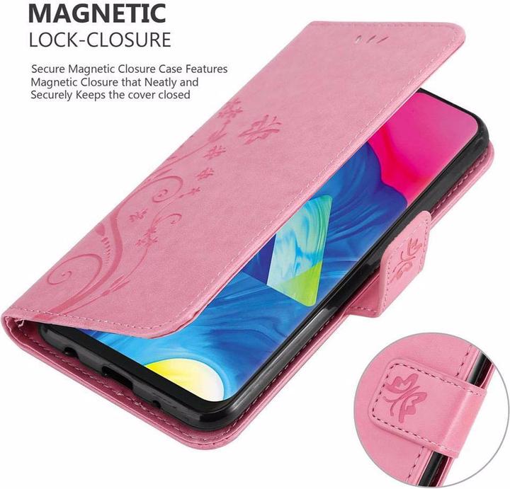 Actual product image Cadorabo Flower Book Cover (HTC One M10, Samsung Galaxy A10)