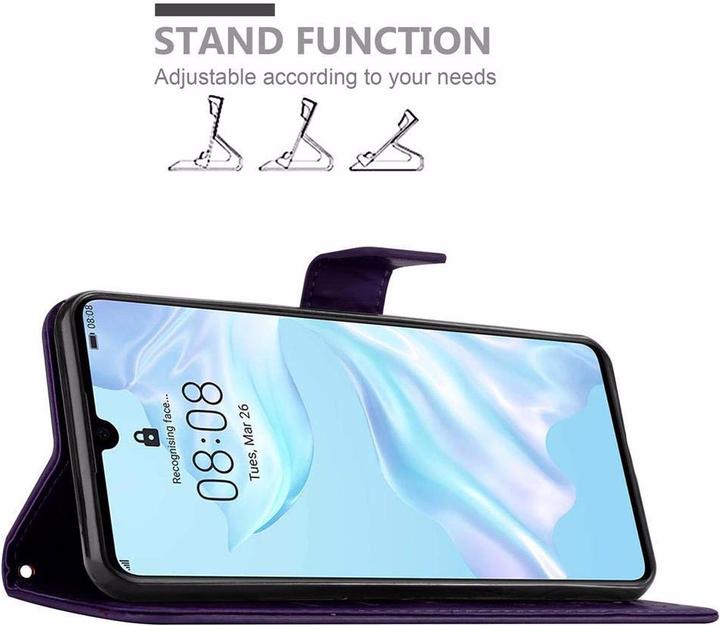 Productafbeelding Cadorabo Bloemen Boekomslag (Huawei P30)