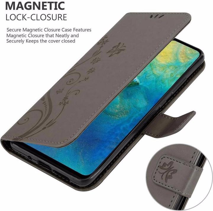Actual product image Cadorabo Flower Book Cover (Mate 20)
