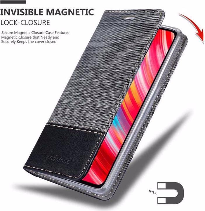 Actual product image Cadorabo Book Jeans Optics Cover (Xiaomi Redmi Note 8 Pro)