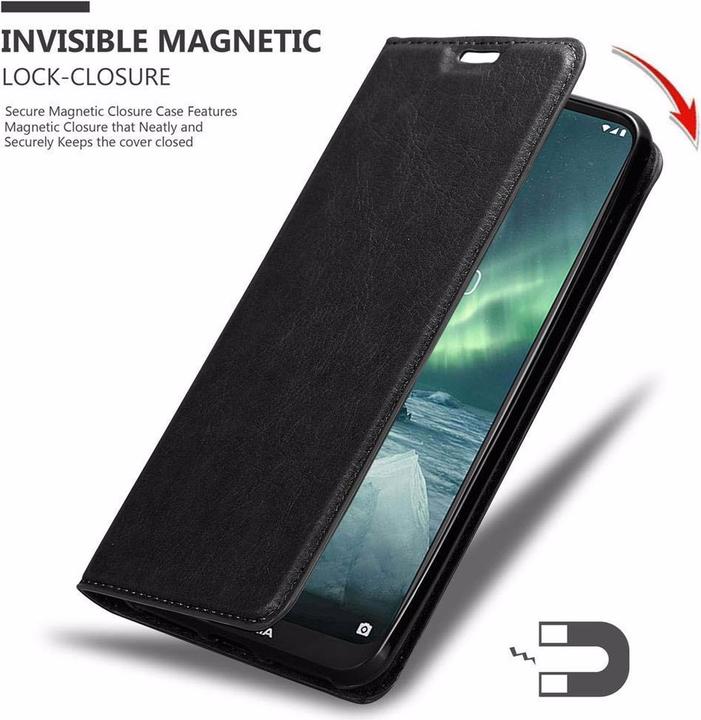 Produktbild Cadorabo Book Invisible Magnet Cover (Nokia 7.2)