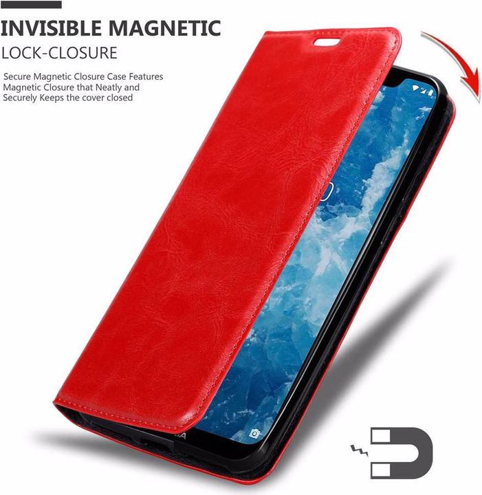 Productafbeelding Cadorabo Boek Onzichtbare Magneethoes (Nokia 7.1 Plus)