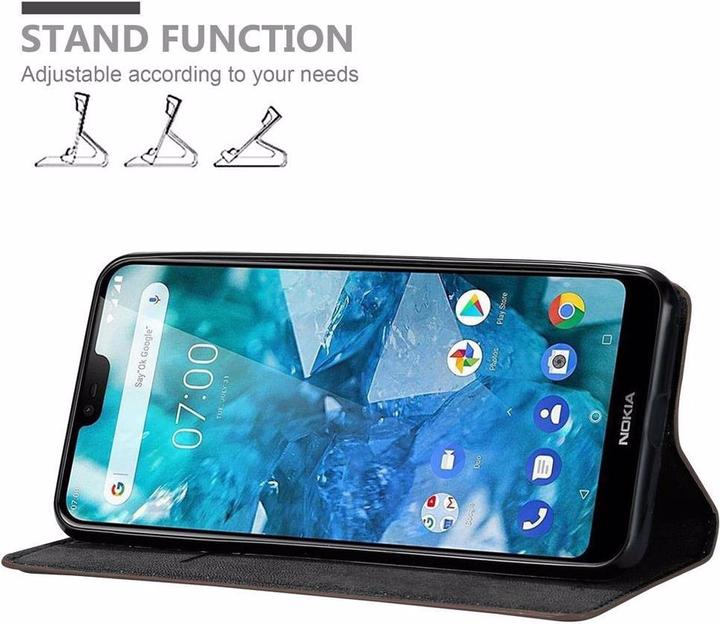 Immagine prodotto Cadorabo Copertina magnetica invisibile del libro (Nokia 7.1)