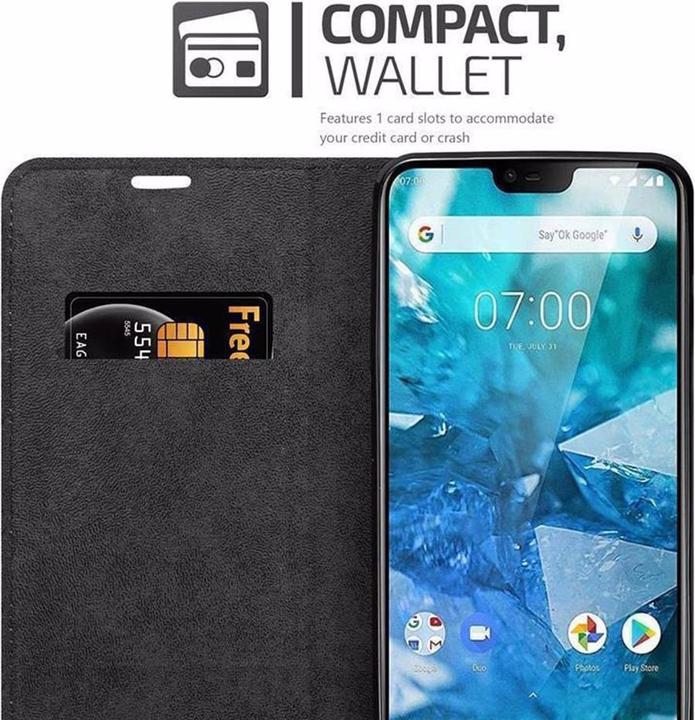 Immagine prodotto Cadorabo Copertina magnetica invisibile del libro (Nokia 7.1)