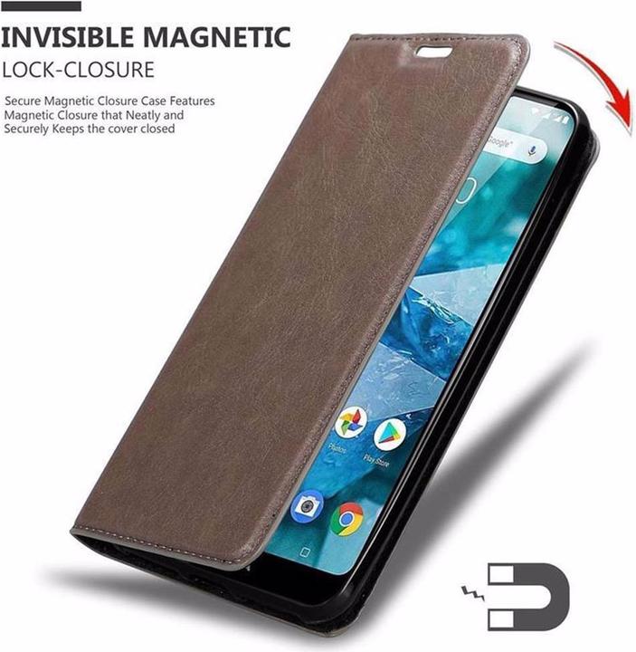 Immagine prodotto Cadorabo Copertina magnetica invisibile del libro (Nokia 7.1)