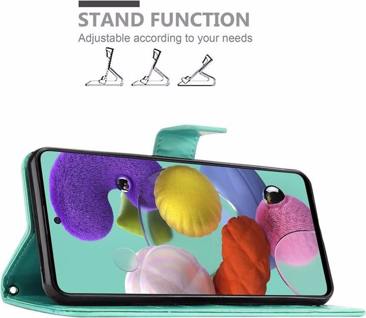 Produktbild Cadorabo Flower Book Cover (Samsung Galaxy M40s)