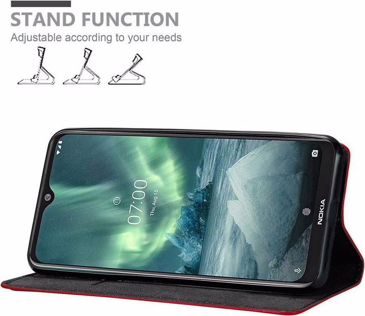 Produktbild Cadorabo Book Invisible Magnet Cover (Nokia 7.2)