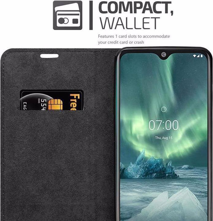 Produktbild Cadorabo Book Invisible Magnet Cover (Nokia 7.2)