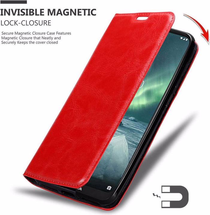 Produktbild Cadorabo Book Invisible Magnet Cover (Nokia 7.2)
