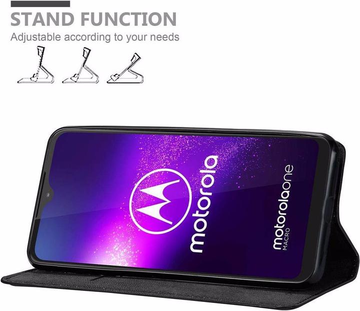 Produktbild Cadorabo Book Invisible Magnet Cover (Motorola Moto G8 Plus)