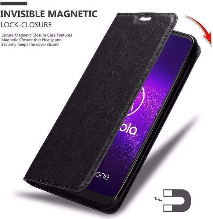 Produktbild Cadorabo Book Invisible Magnet Cover (Motorola Moto G8 Plus)