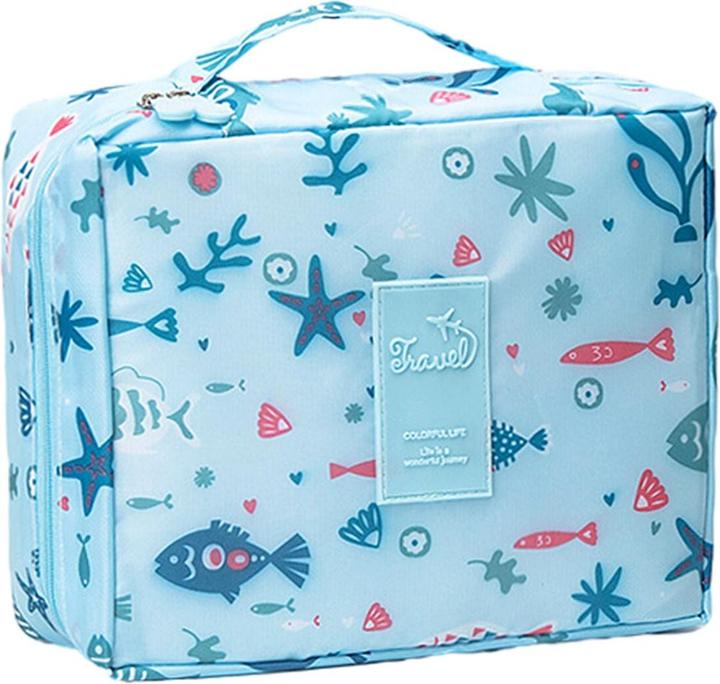 Image du produit Only-Bags.Store Sac cosmétique portable, sac de rangement de voyage de grande capacité, facile à utiliser.
