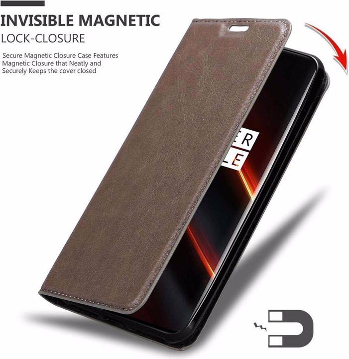Produktbild Cadorabo Book Invisible Magnet Cover (OnePlus 7T Pro)