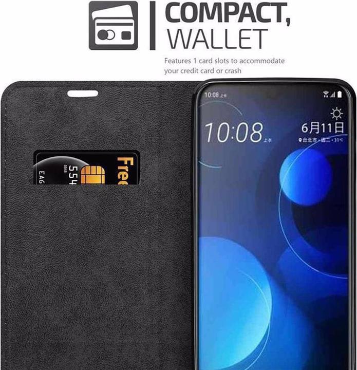 Actual product image Cadorabo Book Invisible Magnet Cover (HTC Desire 19+)