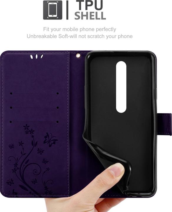 Immagine prodotto Cadorabo Custodia a libro floreale per Nokia 6.1 (Nokia 6.1)