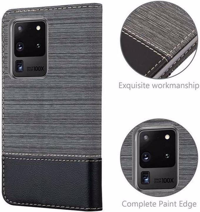 Image du produit Cadorabo Couverture look jeans Book (Samsung Galaxy S20 Ultra)