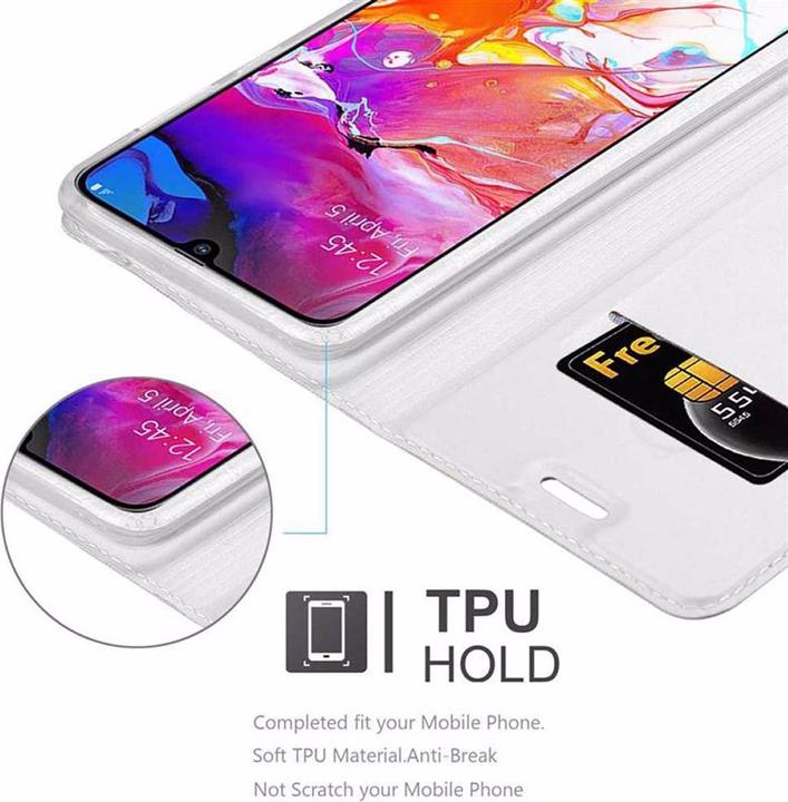 Actual product image Cadorabo Book Classy Style Cover (Samsung Galaxy A70)