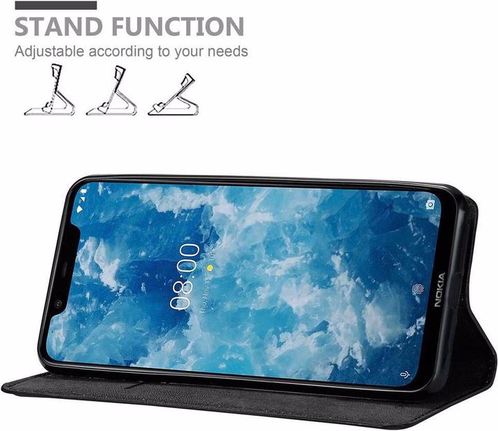 Actual product image Cadorabo Book Invisible Magnet Cover (Nokia 7.1 Plus)
