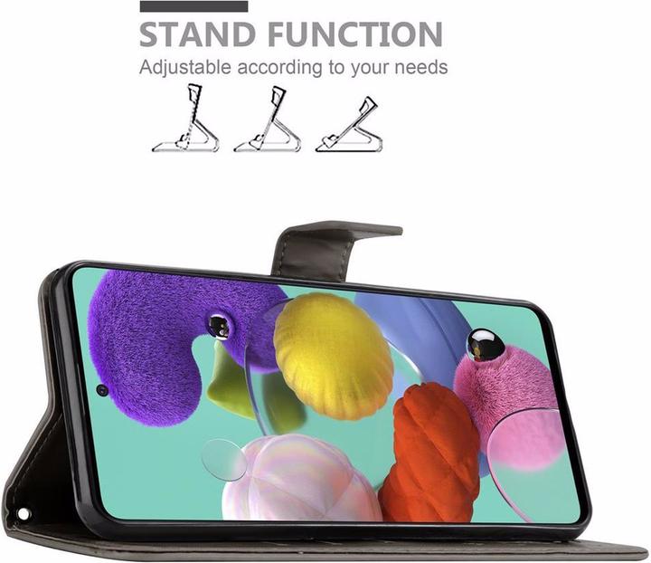 Actual product image Cadorabo Flower Book Cover (Samsung Galaxy M40s)