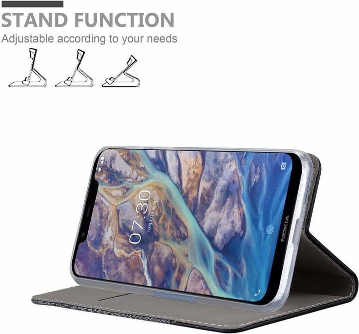 Actual product image Cadorabo Book Jeans Optics Cover (Nokia 7.1 Plus)