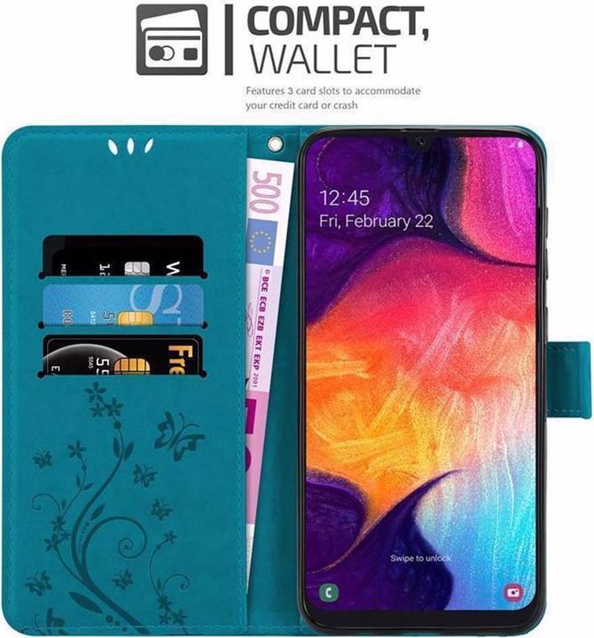 Actual product image Cadorabo Flower Book Cover (Samsung Galaxy A50)