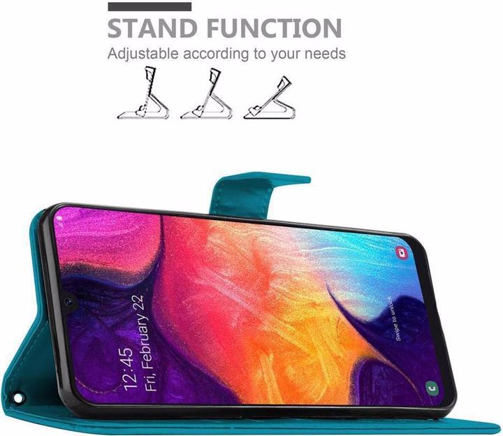 Actual product image Cadorabo Flower Book Cover (Samsung Galaxy A50)