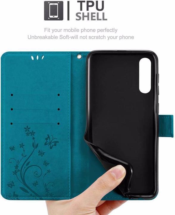 Actual product image Cadorabo Flower Book Cover (Samsung Galaxy A50)