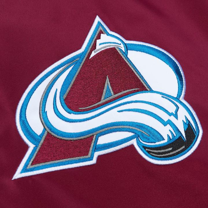 Actual product image Mitchell & Ness M&N Heavyweight Satin Veste NHL Colorado Avalanche (S)