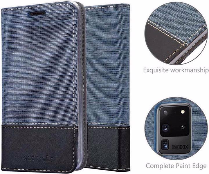 Actual product image Cadorabo Book Jeans Optics Cover (Samsung Galaxy S20 Ultra)