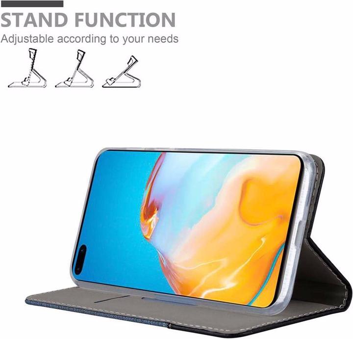 Actual product image Cadorabo Book Jeans Optics Cover (Huawei P40)
