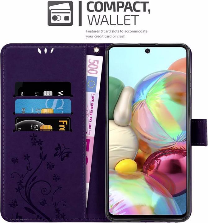 Actual product image Cadorabo Flower Book Cover (Samsung Galaxy A71)