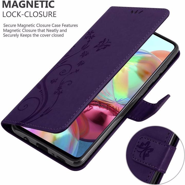 Actual product image Cadorabo Flower Book Cover (Samsung Galaxy A71)