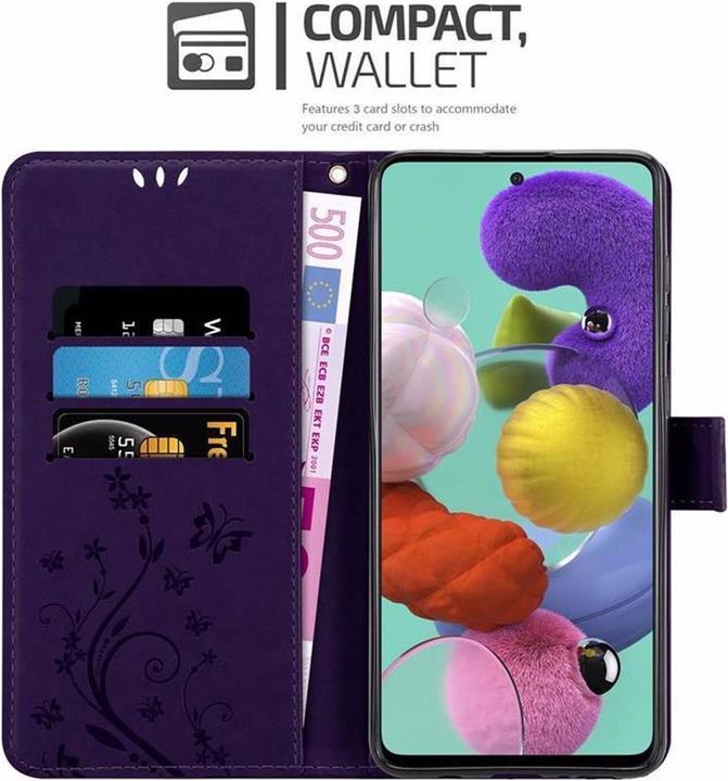 Image du produit Cadorabo Couverture du livre de fleurs (Samsung Galaxy A51)